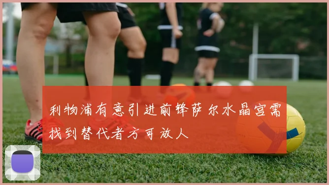 利物浦有意引进前锋萨尔水晶宫需找到替代者方可放人